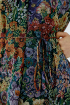 Oui floral maxi dress – waist cord detail