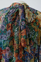 Oui floral chiffon maxi dress – ruffled skirt detail