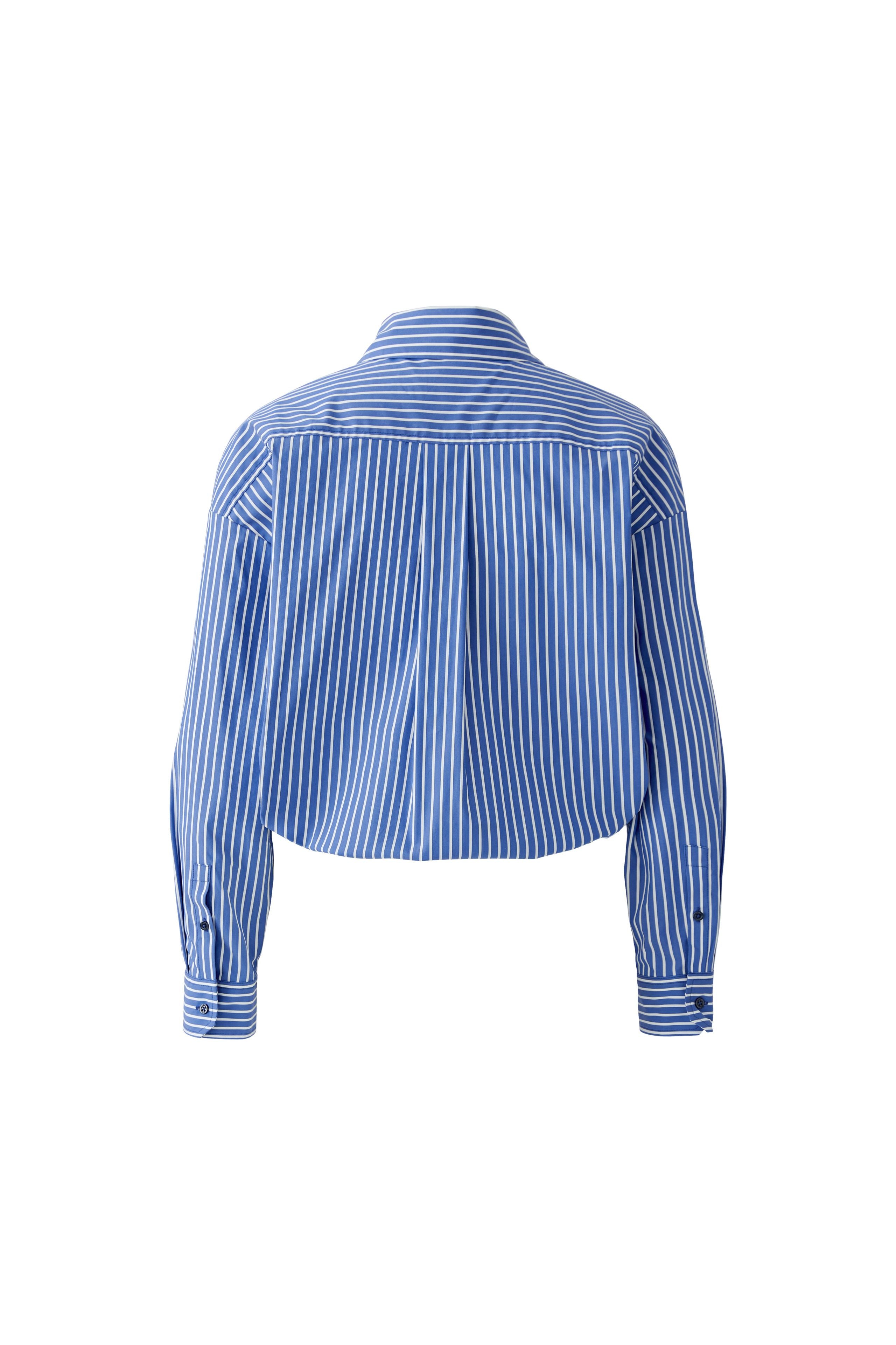 Oui striped long sleeve shirt product back view