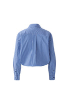 Oui striped long sleeve shirt product back view