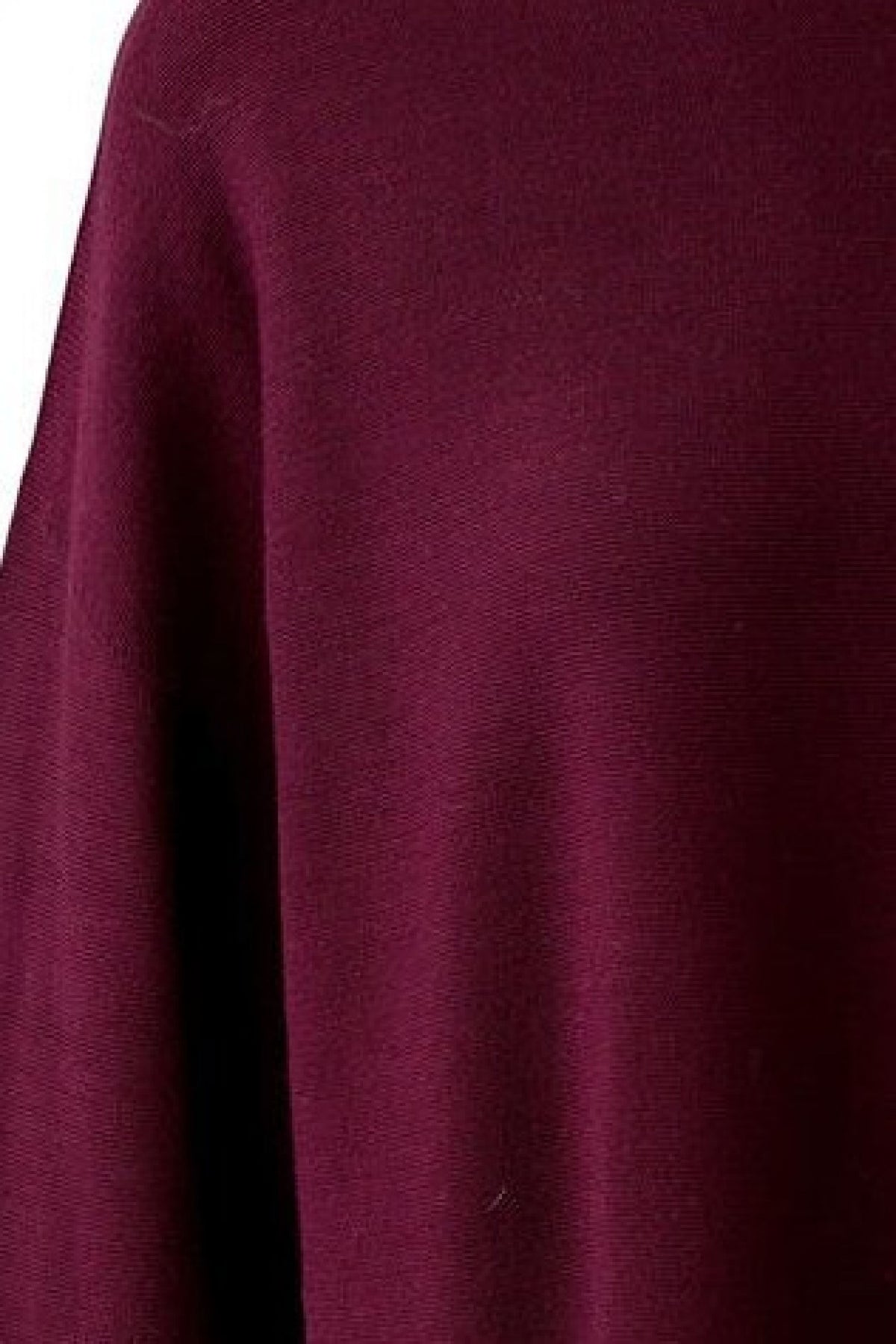 Oui Bramble Berry fine knit turtleneck jumper – fabric close-up