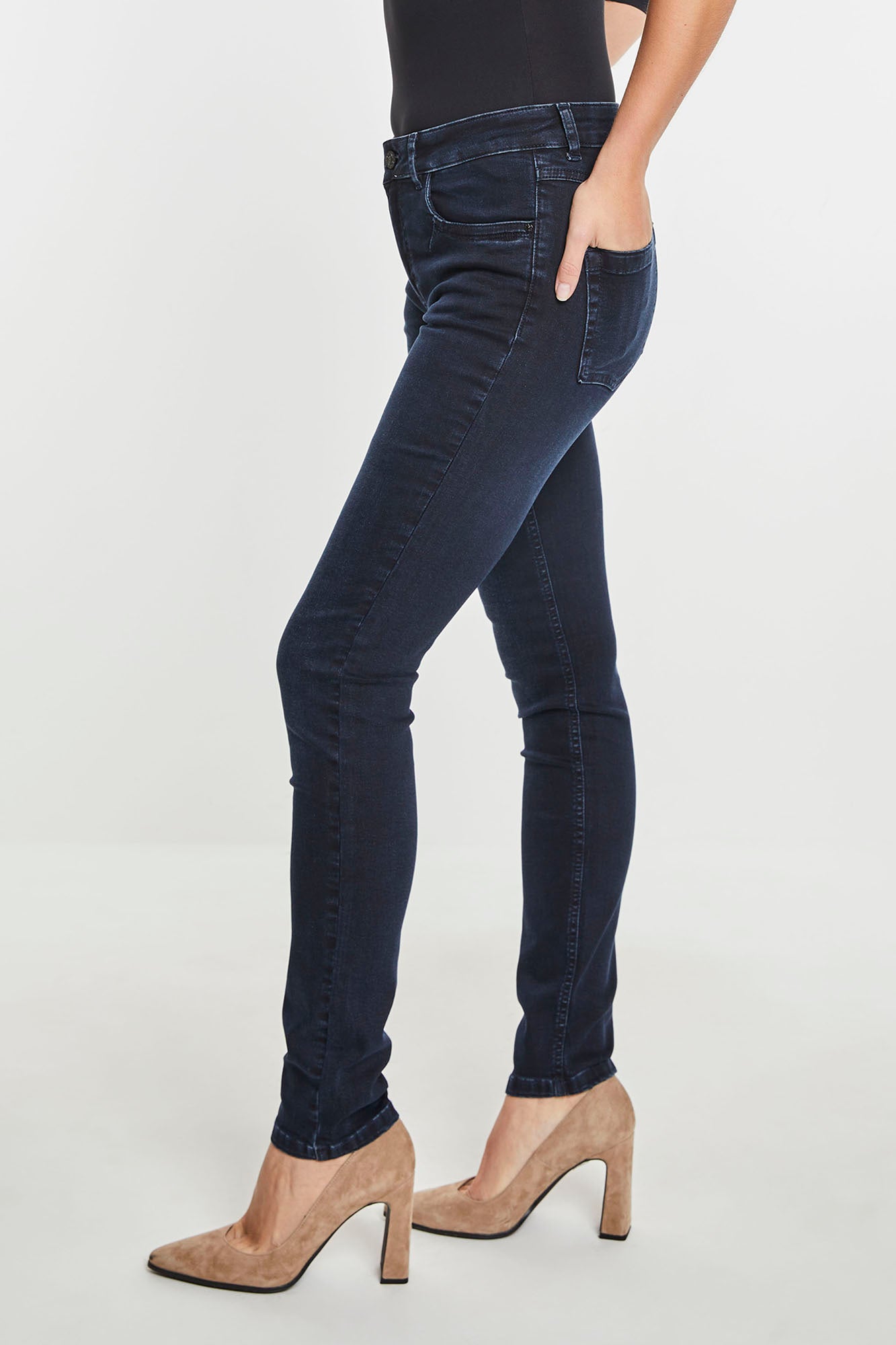 Para Mi Bowie Dark Blue Skinny Leg Jeans