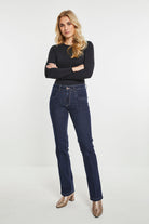 Para Mi Dark Blue Bootcut Jeans