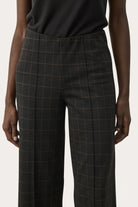 Part Two Lisan Check Print Trousers -Grey Check