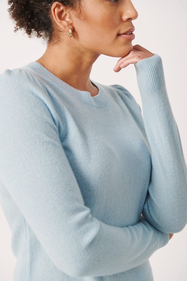 Part Two Evina Baby Blue Cashmere Jumper