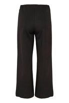 Part Two Ilissa Black Wide Leg Trousers From The Back