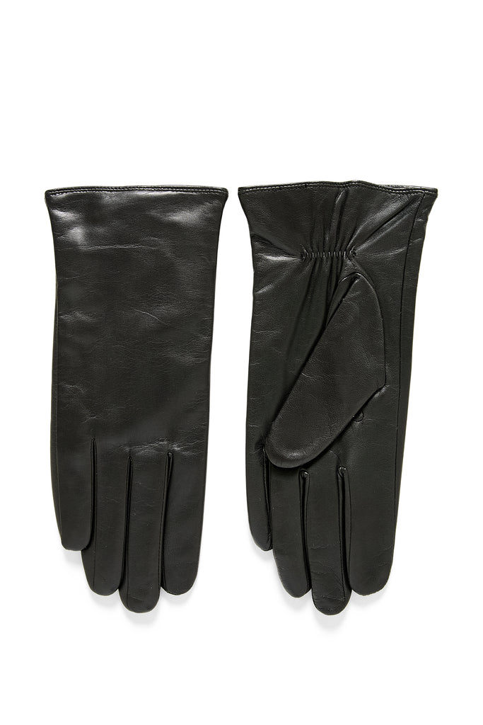 Part Two Carrin Leather Gloves In Black