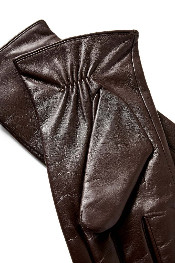 Part Two Carrin Brown Leather Gloves