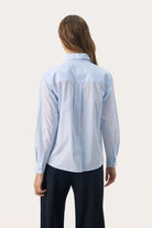 Part Two Maye SBaby Blue equin Embellished Shirt From Back 