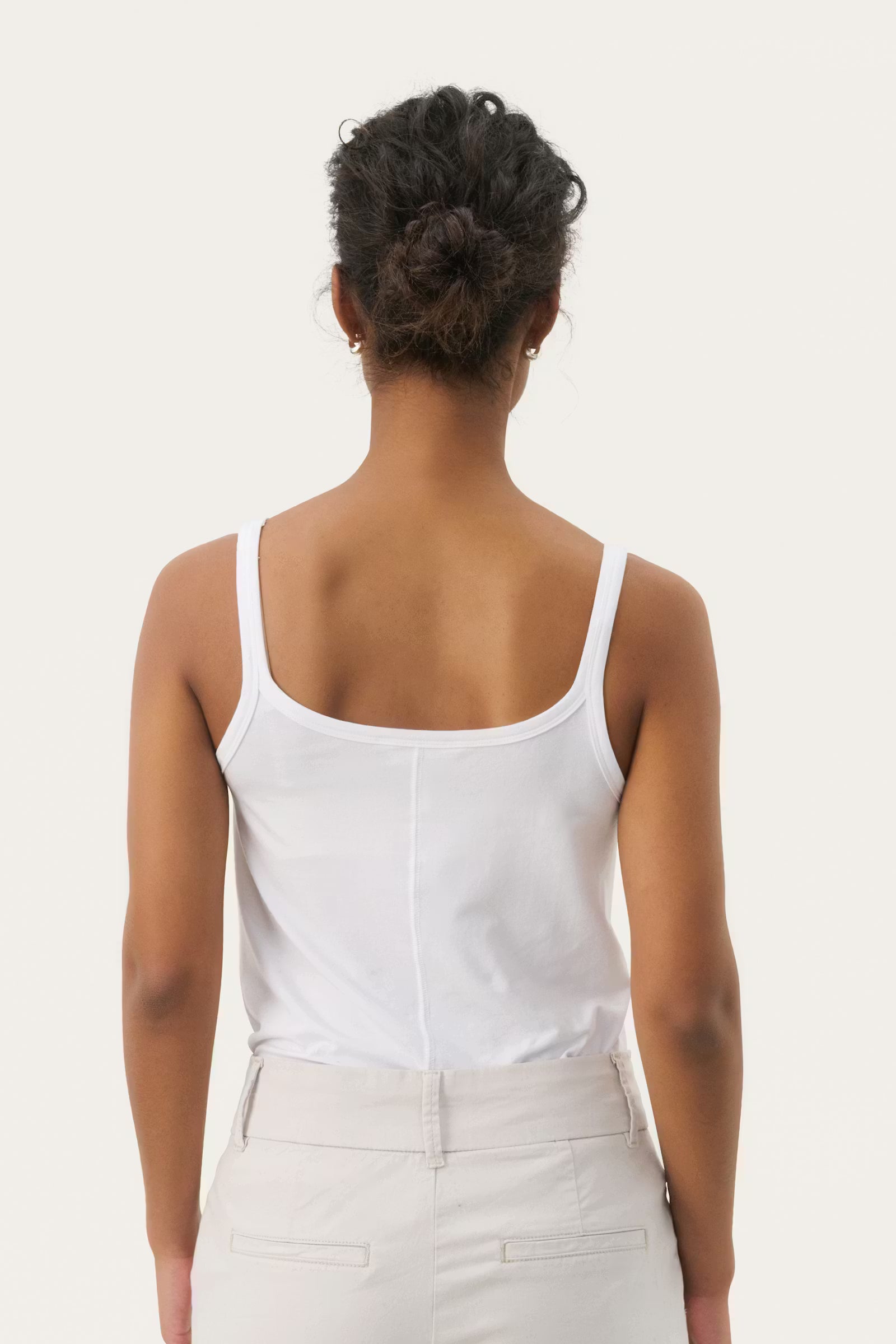 Part Two Nelie women’s white vest top back view