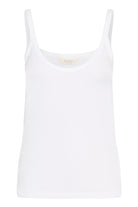 Part Two Nelie white basic vest top product image