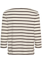 Part Two women’s everyday Breton stripe top From back 