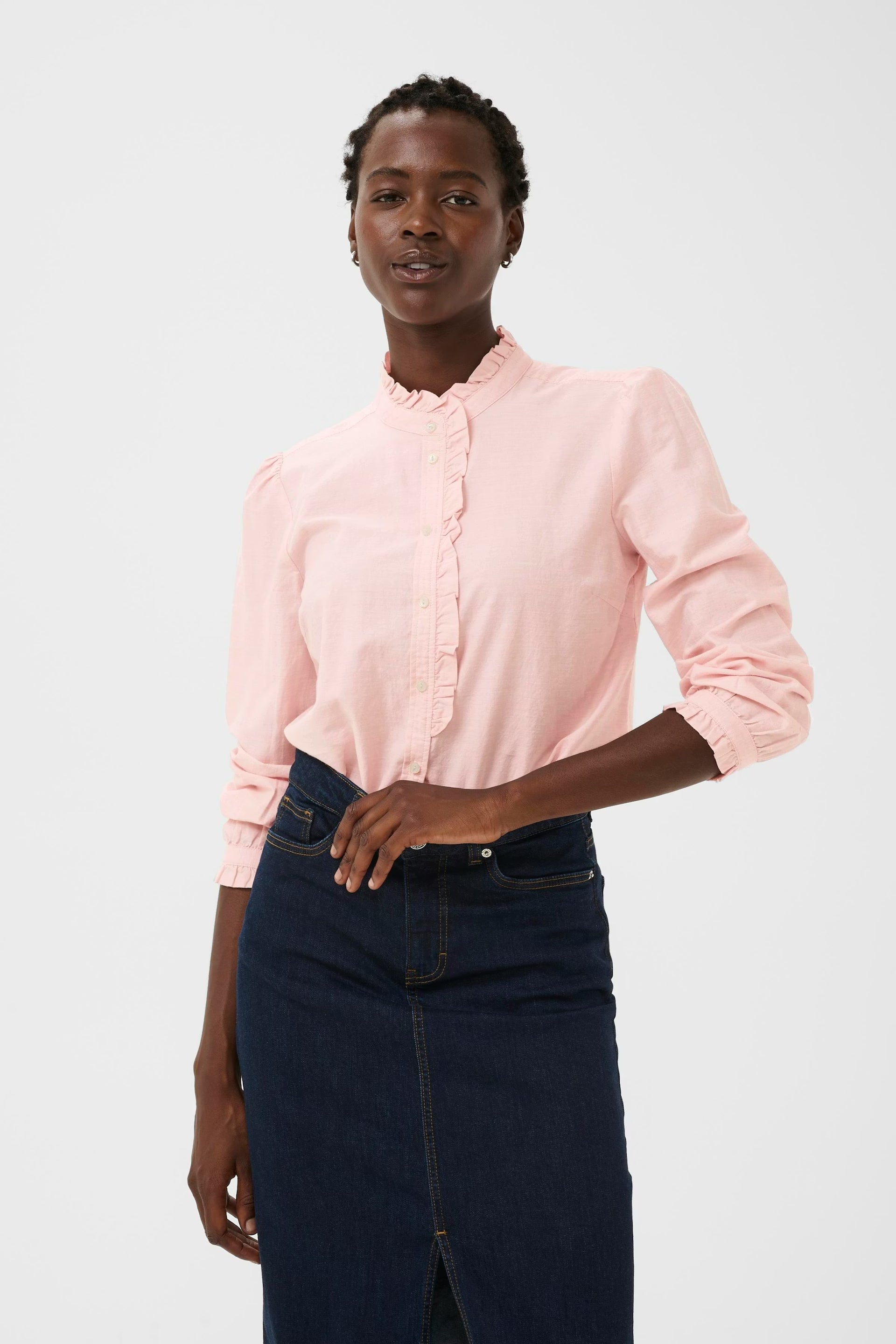 Treat Ürself Rose accent shirt blouse 公式】Treat Ürself（トリートユアセルフ） – Treat Ürself