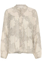 Part Two Sunna blouse in cream with floral dot print