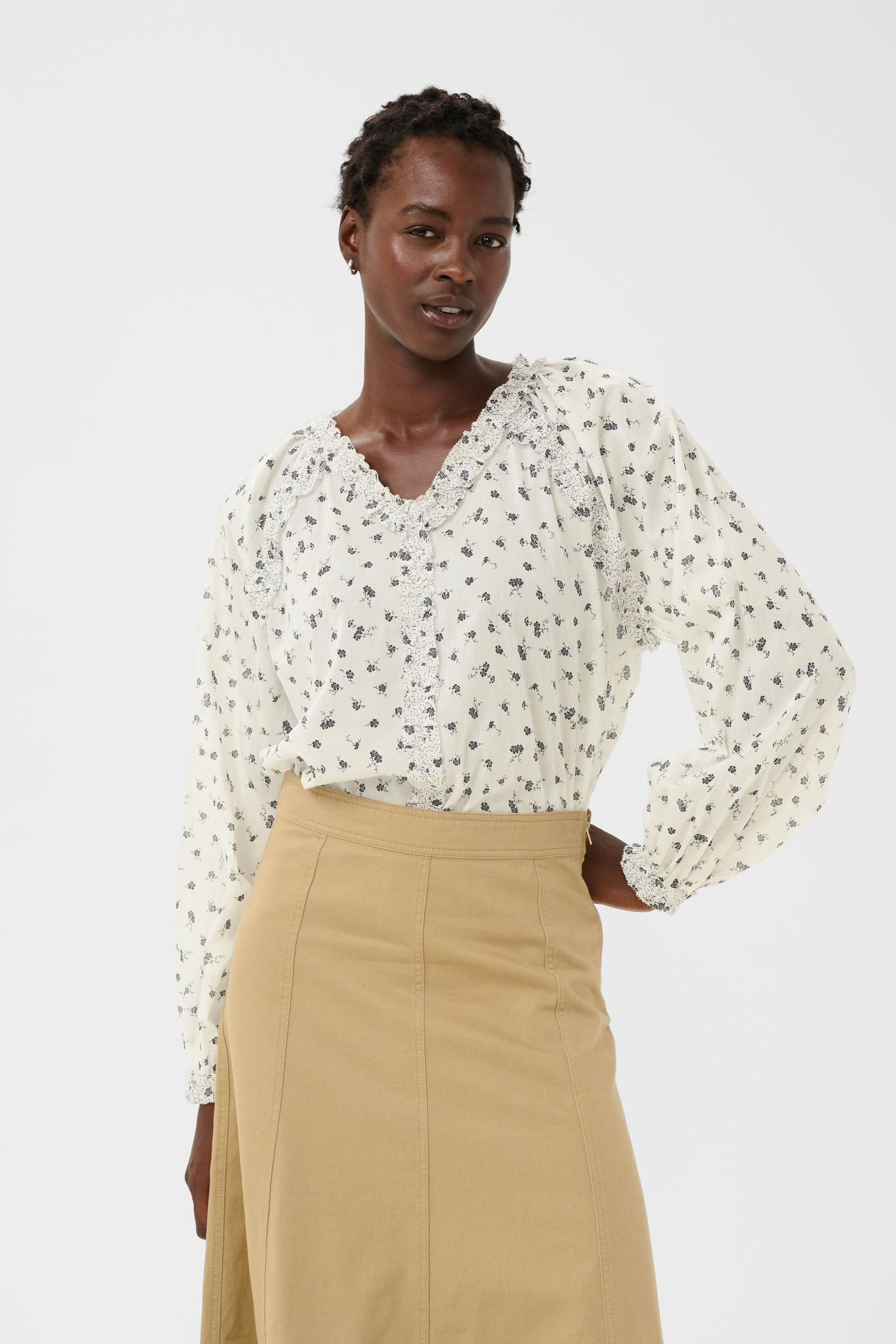 Part Two Zadie Floral Bouquet Print Blouse – Ribbon Rouge Boutiques