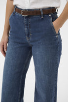 Part Two Safina mid rise jeans front detail five pocket denim