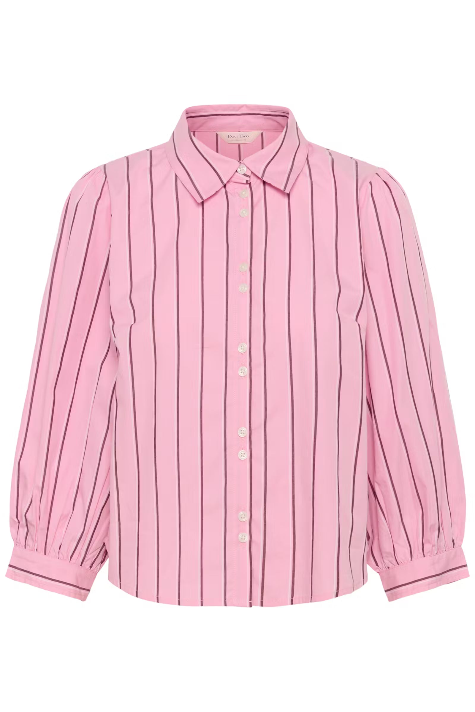 Part Two Anais pink striped shirt product front