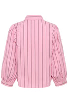 Part Two Anais pink striped women’s shirt product back