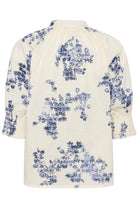 Part Two Almera floral print blouse back detail