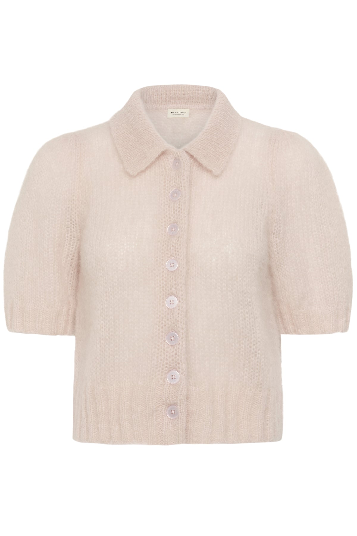 Part Two Vermoni collared pink cardigan product image front flat lay