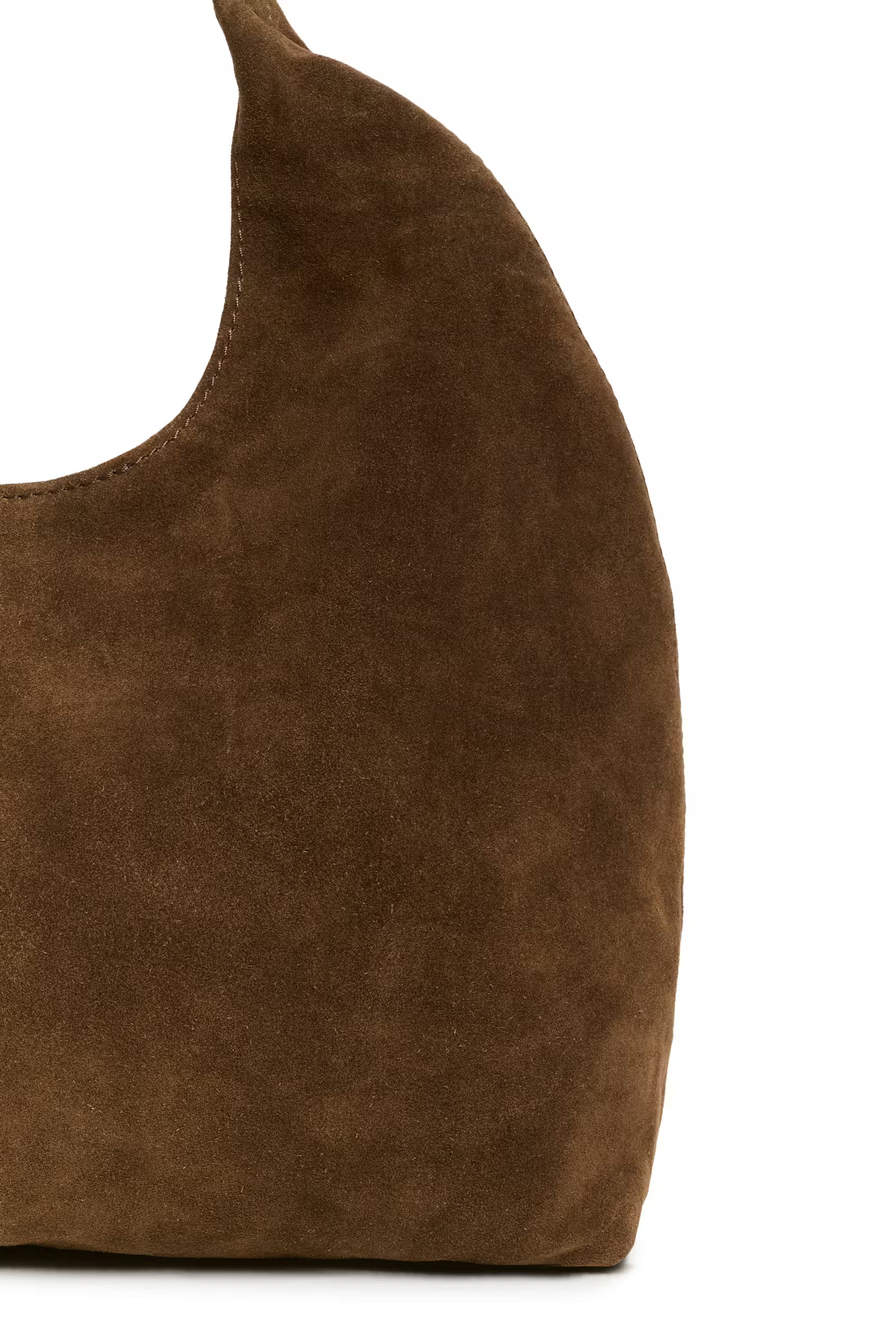 Part Two Athea brown slouch bag in supple suede Leather 