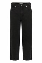 Part Two Adelena black barrel leg jeans product front view