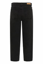 Part Two black barrel leg cropped women’s jeans 