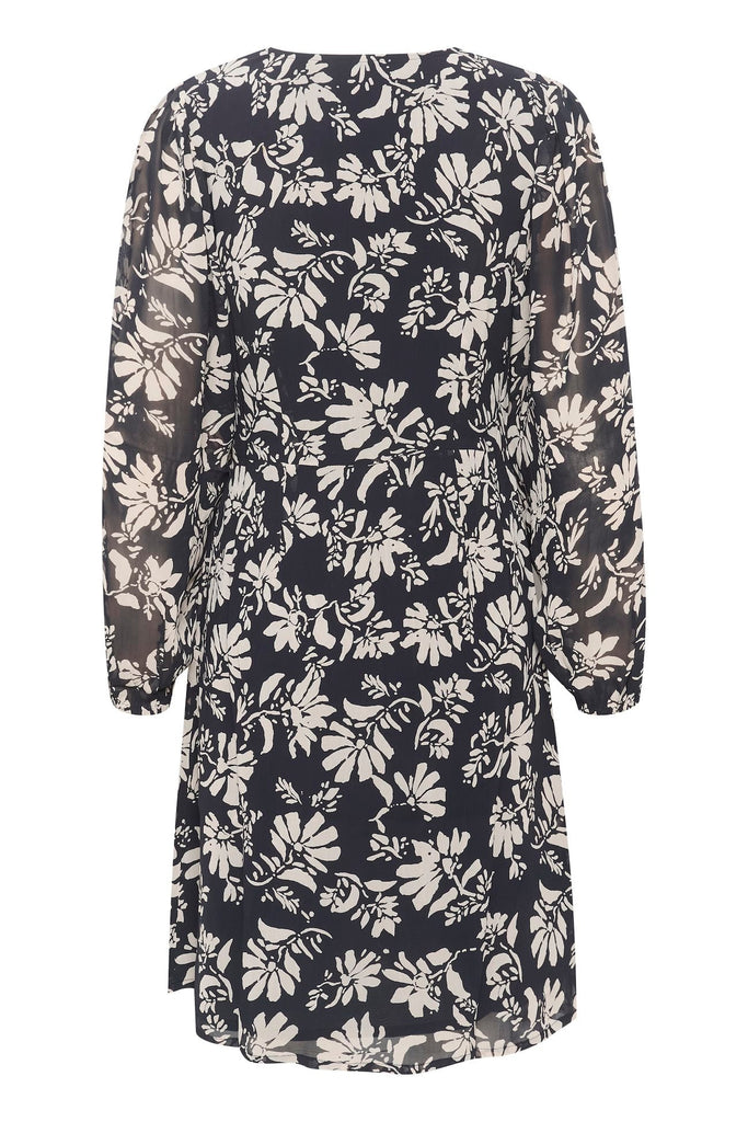 Part Two Fionia Navy/White Floral Print Dress