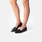 Paul Green Black Supersoft Ballerina Style Shoes