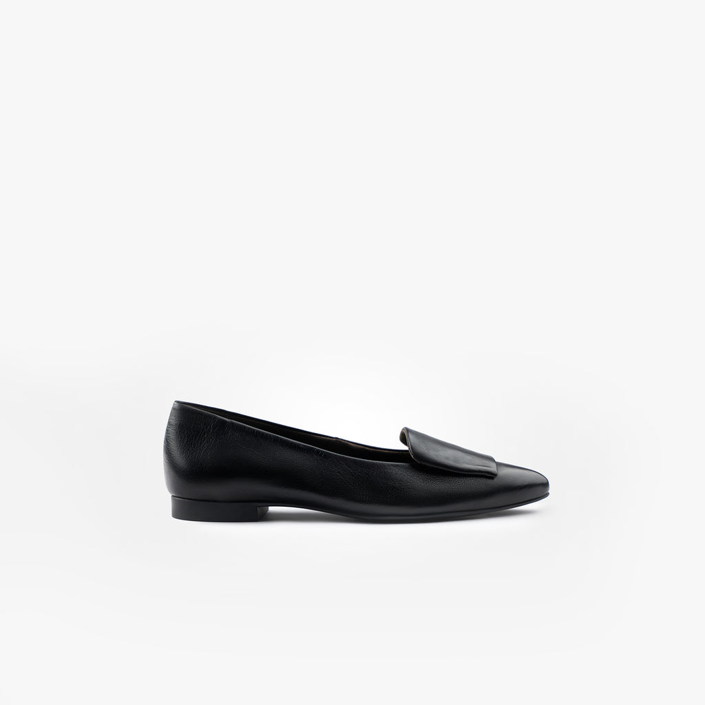 Paul Green Black Supersoft Ballerina Style Shoe
