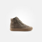 Paul Green Taupe Lace Up High Top Trainers