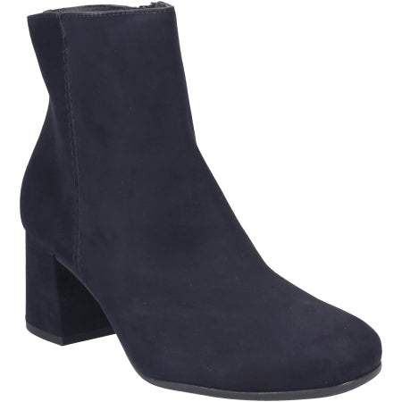 Paul Green Navy Low Heel Ankle Boot