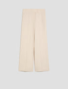 Penny Black cream pinstripe trousers full length front