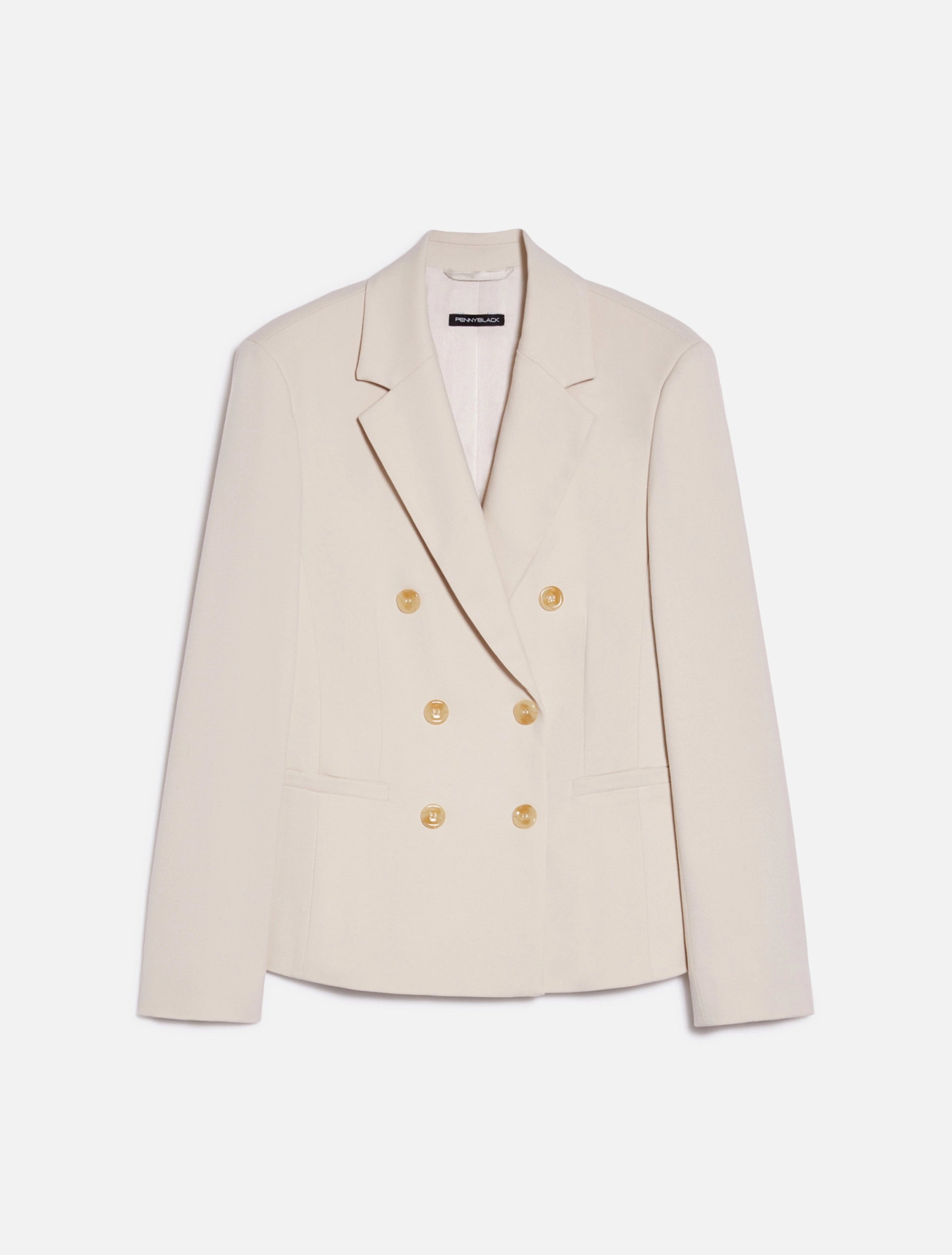 Penny Black Cesira Cream Stretch Blazer