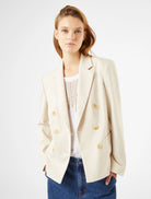 Penny Black Cesira Cream Stretch Ladies Blazer