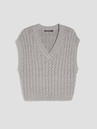 Penny Black Feltre knit vest flat lay product image