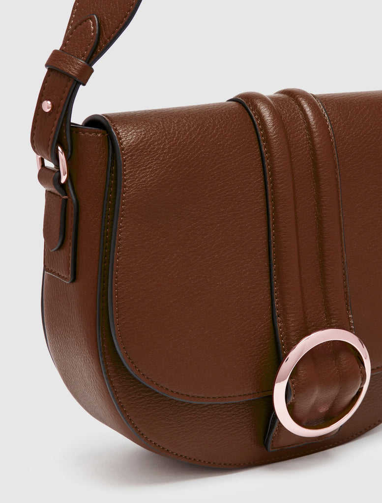 Penny Black Gea Small  Brown Crossbody Satchel Bag