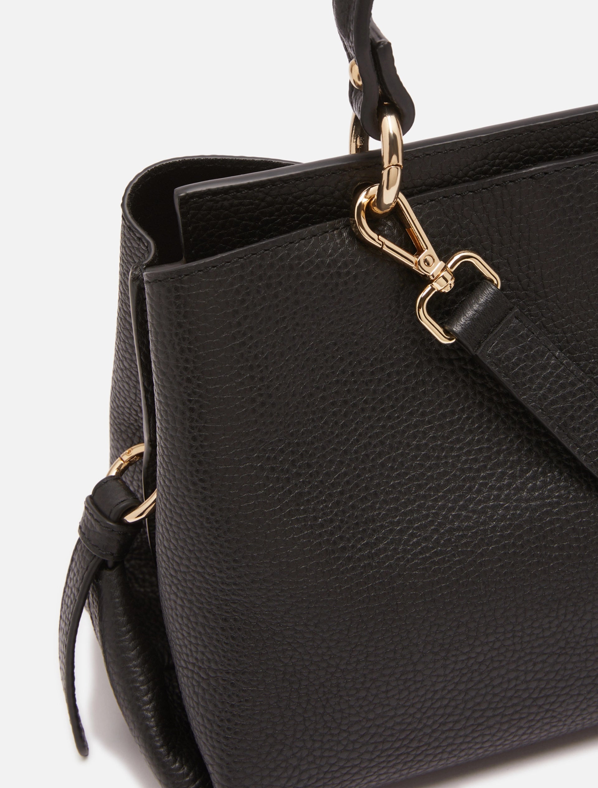 Penny Black Malga Black Leather Handbag 