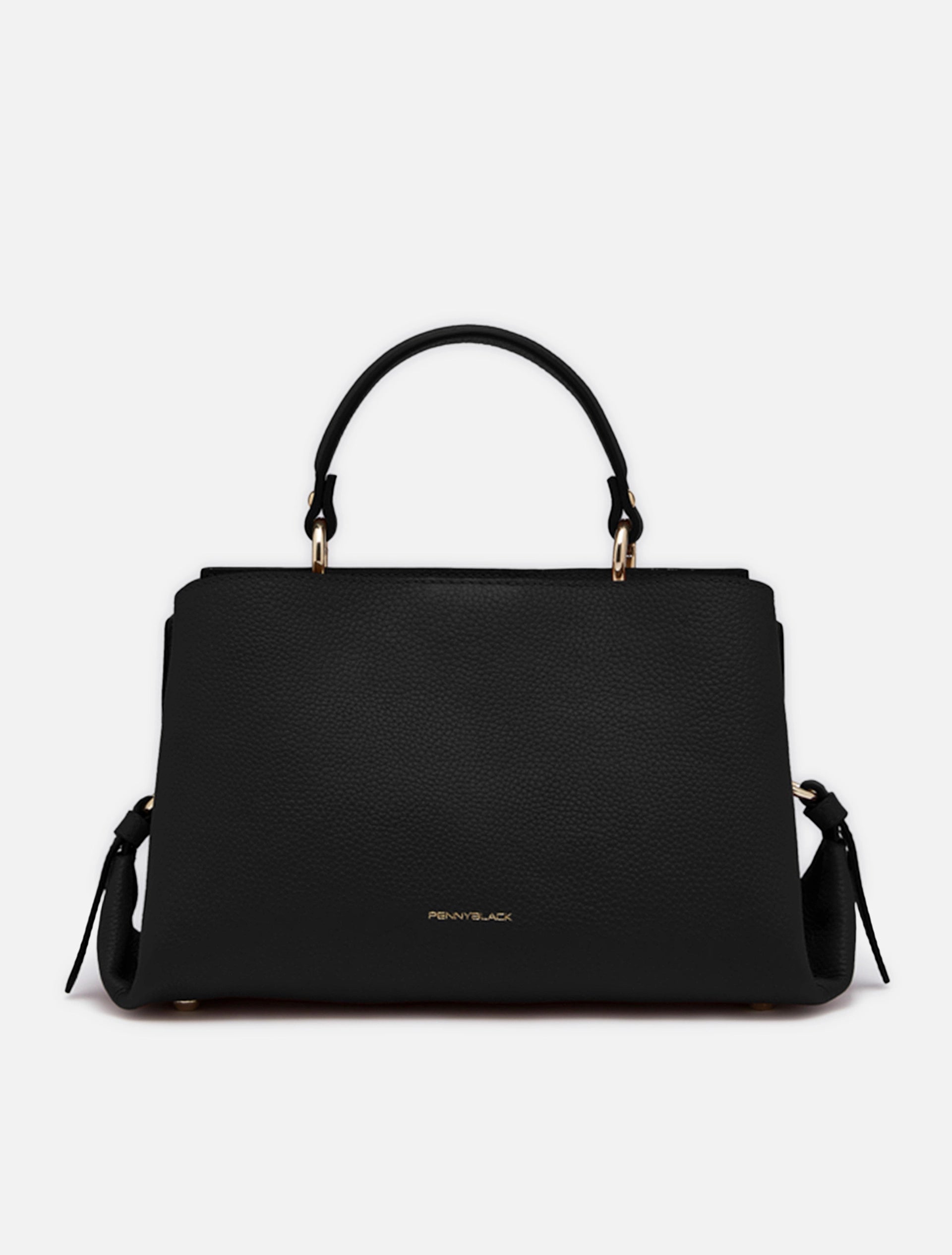 Penny Black Malga Leather Handbag In Black