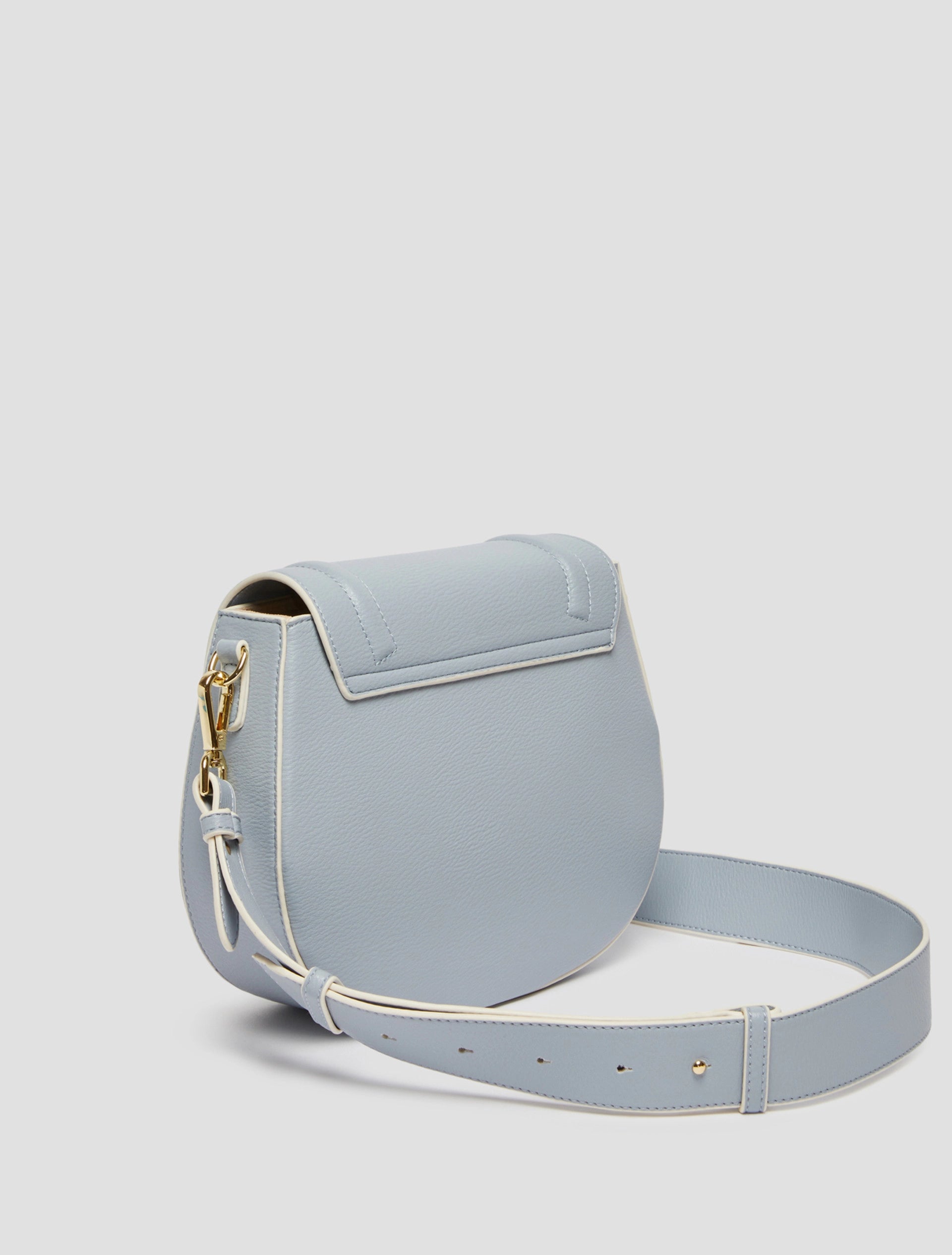 Penny Black Marzo Vegan Leather Crossbody Saddle Bag - Blue 