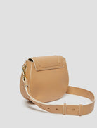 Penny Black Marzo Vegan Leather Crossbody Saddle Bag - Beige 