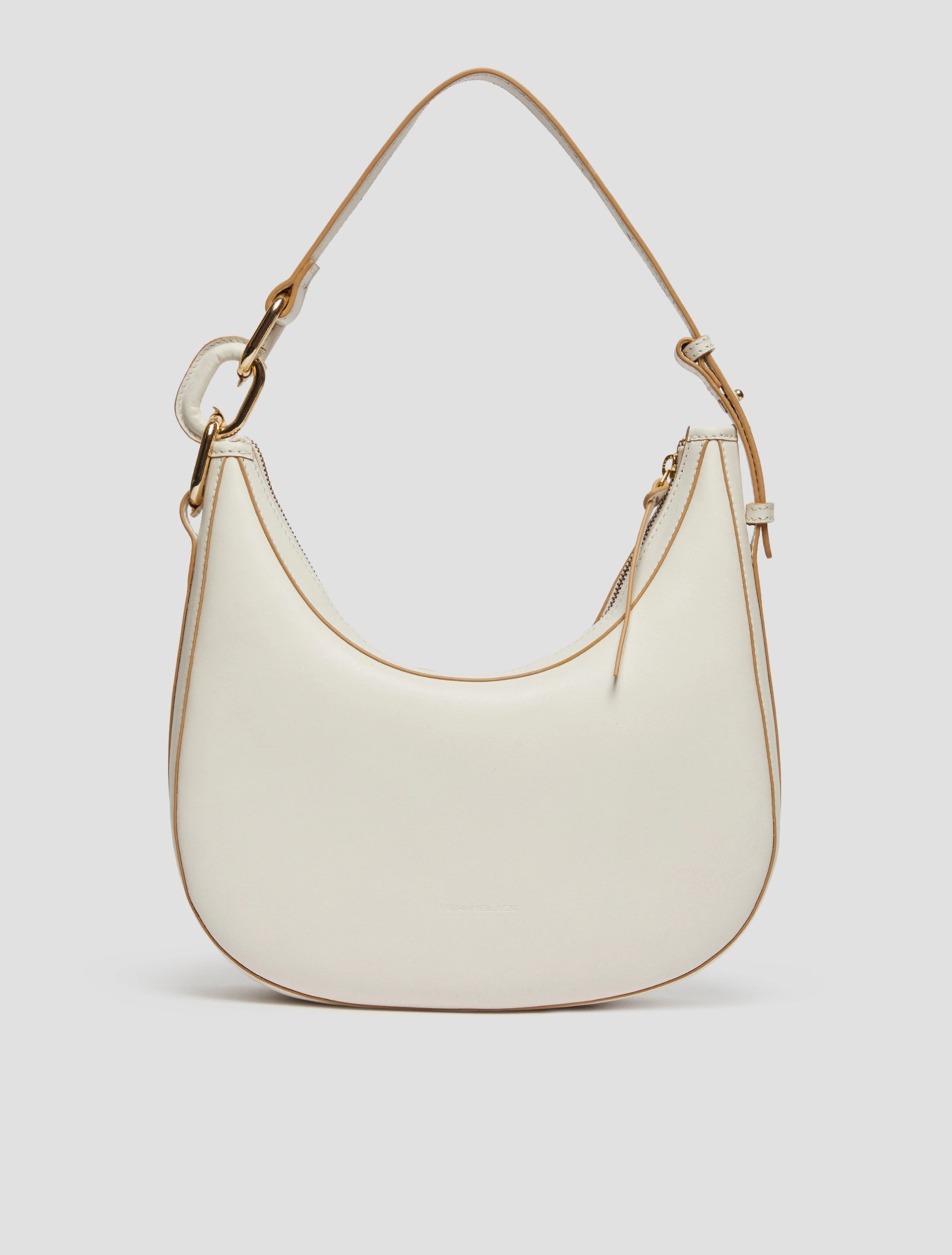 Penny Black Merce Off White Leather Handbag