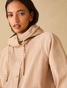 Penny Black hooded rain jacket drawstring detail