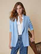 Penny Black Result Baby Blue Cady Blazer