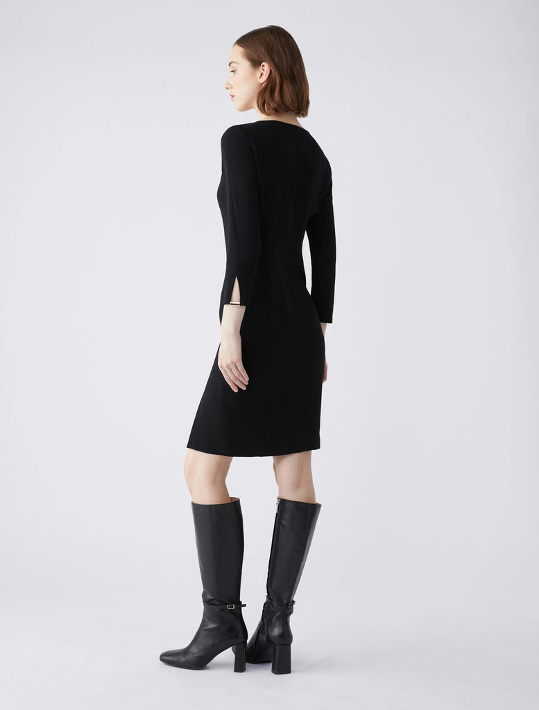 Penny Black Rieti Short Black Sheath Dress From The Back
