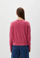 Penny Black Pink Rostok Cotton/Cashmere Jumper From Tje Back