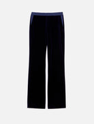 Penny Black Torba Navy Velvet Fit & Flare Trousers