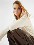 Penny Black Zena Sweatshirt-style Hoodie In Cream 