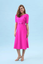 Full-length Pearl intense fuchsia occasion dress