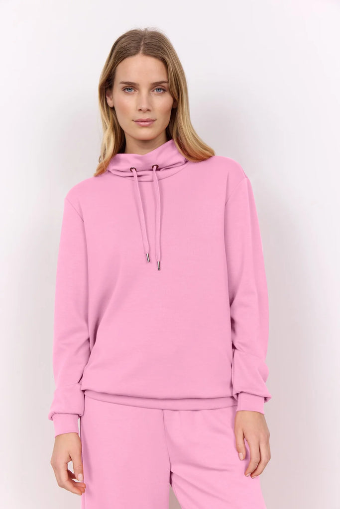 Soyaconcept Banu Hooded Sweatshirt In Pink